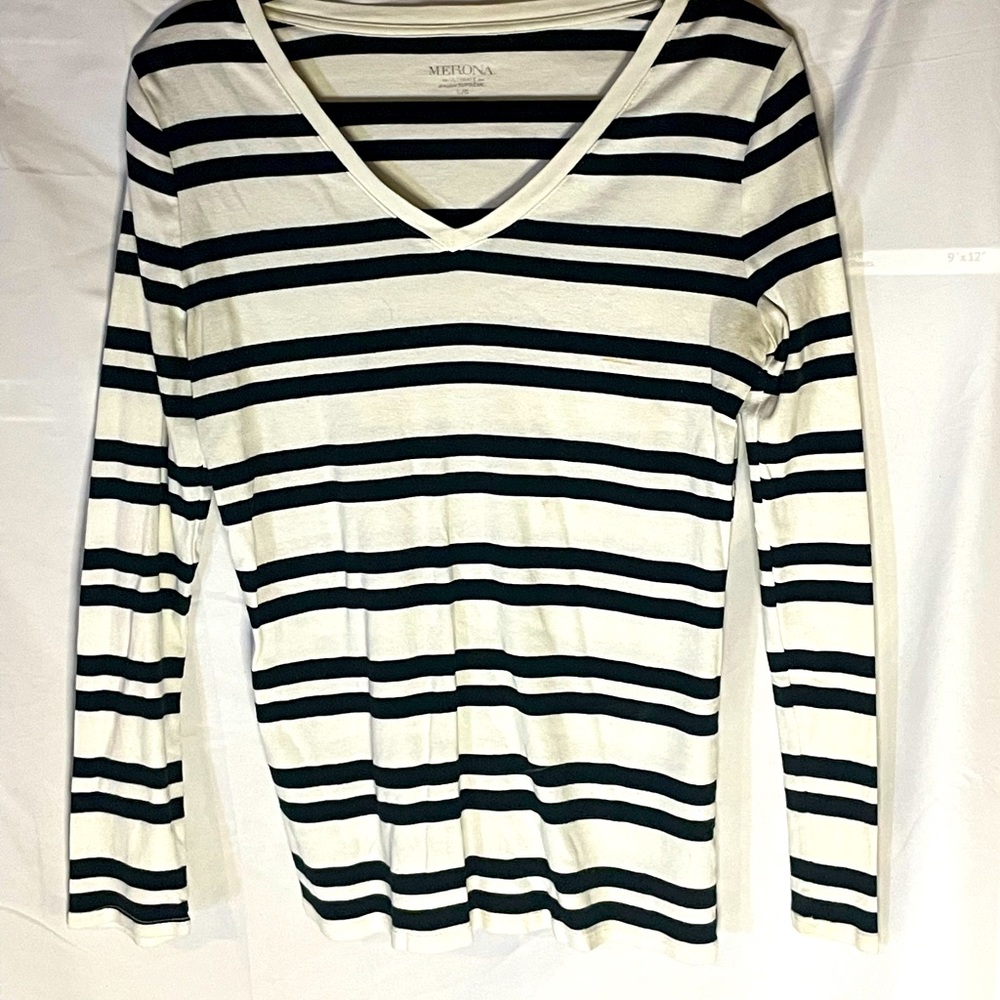 Black & white striped t-shirt